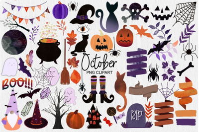Halloween Clipart | October clipart