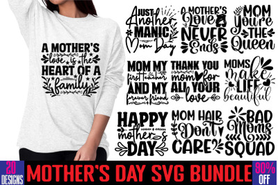 Mother&#039;s Day SVG Bundle, mom svg, mom gift svg, word art svg,Moth