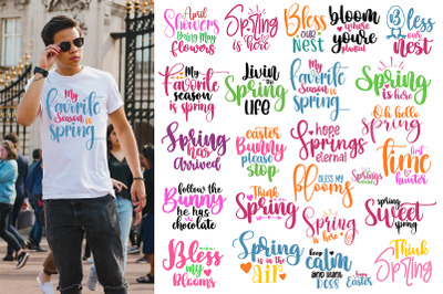 25 Spring SVG Bundle