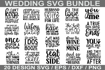 Wedding SVG Bundle