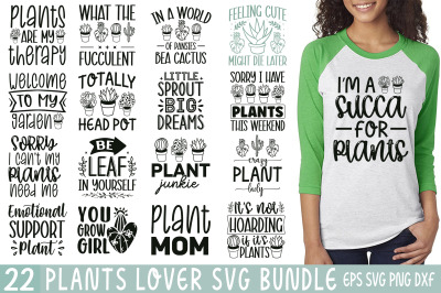 Plants lover svg bundle
