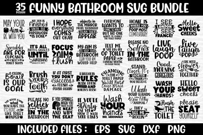 Funny Bathroom Bundle