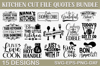 Kitchen SVG Design Bundle