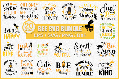 Bee SVG Design Bundle