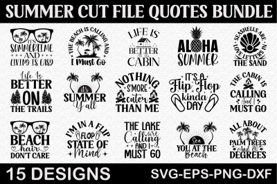 Summer SVG Design Bundle