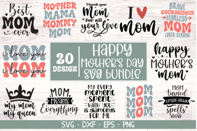 Happy Mothers Day SVG Bundle