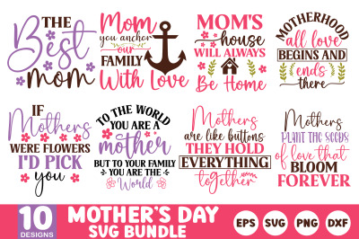 Mothers Day SVG Bundle