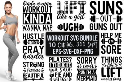 Workout SVG bundle