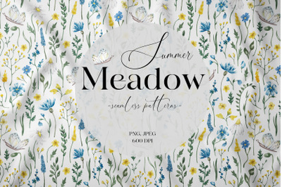Seamless patterns &quot;Summer Meadow&quot;