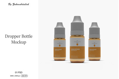 Dropper Bottle Mockup