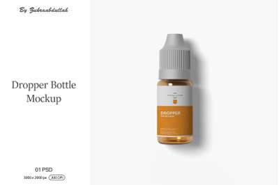 Dropper Bottle Mockup