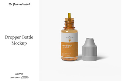 Dropper Bottle Mockup