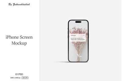 iPhone Screen Mockup