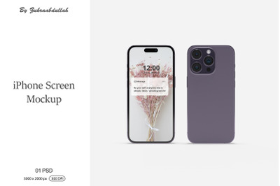 iPhone Screen Mockup