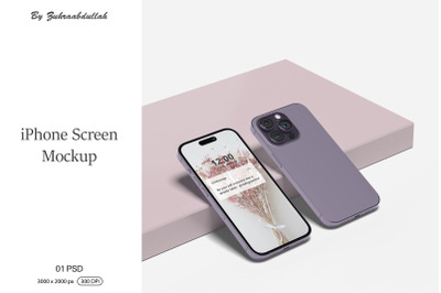 iPhone Screen Mockup