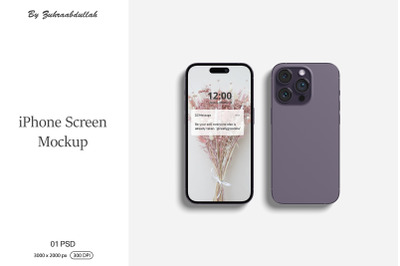 iPhone Screen Mockup