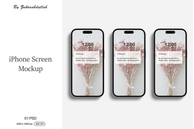 iPhone Screen Mockup