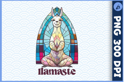 Llamaste Funny Llama Yoga Pose