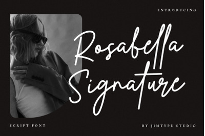 Rosabella Signature Font