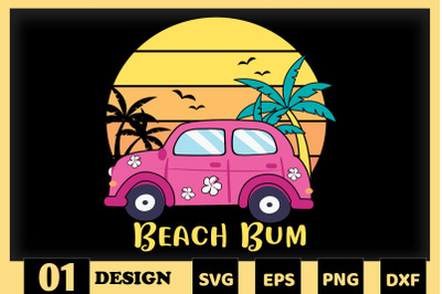 Beach Bum Beach Car Summer Vibes