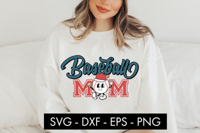 Baseball Mom College SVG PNG Cut file