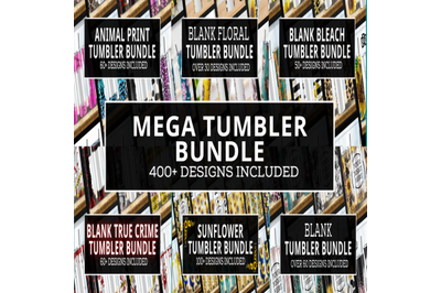 Mega Blank Tumbler Bundle 400+ Designs