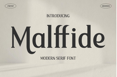 Malffide Typeface