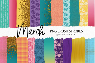 Spring Brush Strokes Sublimation | Easter Sublimation