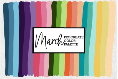 Easter Procreate Color Palette | March Procreate