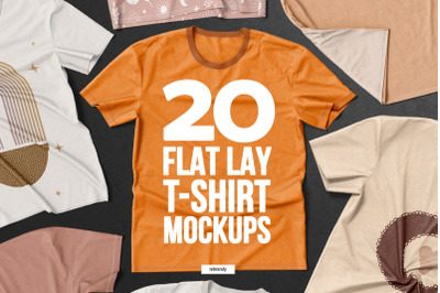 Flat Lay T-Shirt Mockups