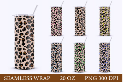 Leopard Tumbler Wrap. Leopard Spots Tumbler Design