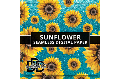 Sunflower Cowhide Leopard Seamless Pattern Design, Gemstone Png, Leopa