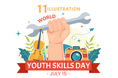 11 World Youth Skills Day Illustration