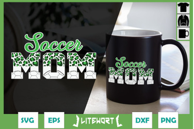 Soccer Mom Leopard Soccer Hoop