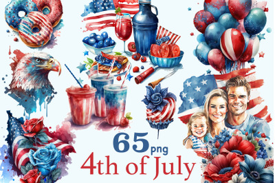 4th of July Clipart Bundle | Patriotic Graphics Collection