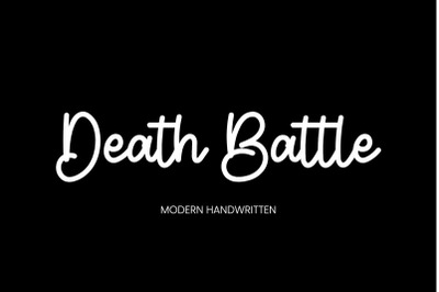 Death Battle Font