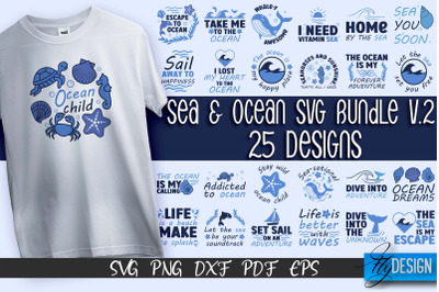 Sea &amp; Ocean SVG Design | Sea &amp; Ocean SVG Quotes | Summer SVG Quotes v2