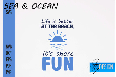 Sea and Ocean SVG Design|Sea and Ocean SVG Quotes|Summer SVG Quotes