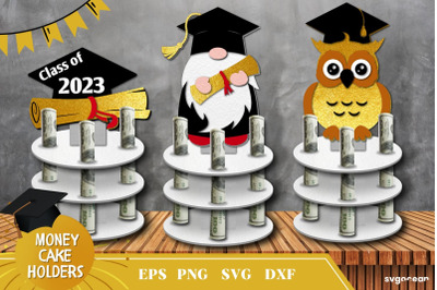 Graduation Money Cake Bundle | Money Holder | Layered SVG