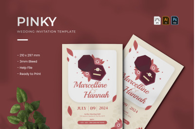 Pinky - Wedding Invitation