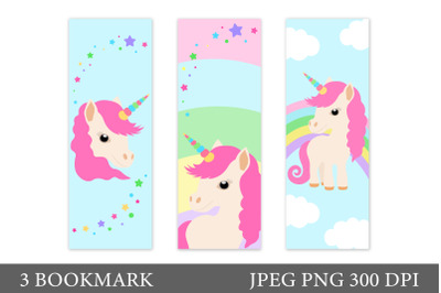 Unicorn Bookmark Sublimation. Unicorn Bookmark Design