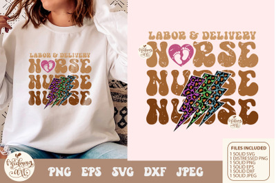 Labor and Delivery Nurse png svg&2C; nurse sublimation design download