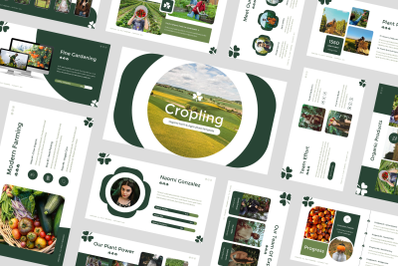 Cropling  Organic Farm &amp; Agriculture PowerPoint Template