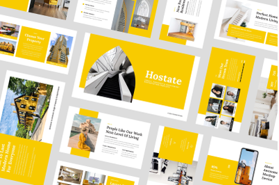Hostate  Single Property &amp; Apartment PowerPoint Template