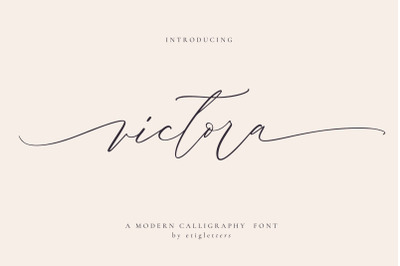 Victora Handwritten Wedding Font