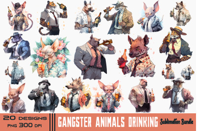 Gangster Father Animals Drinking Bundle