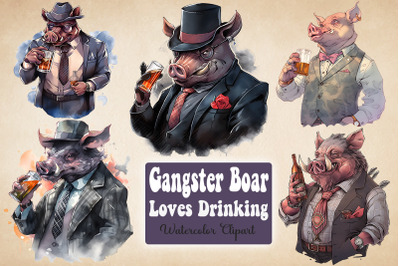 Gangster Father Boar Drinking Bundle