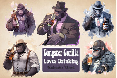 Gangster Father Gorilla Drinking Bundle