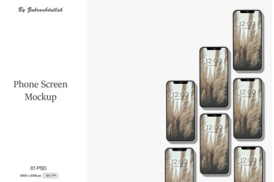 Phone Screen Mockup