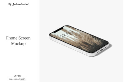 Phone Screen Mockup